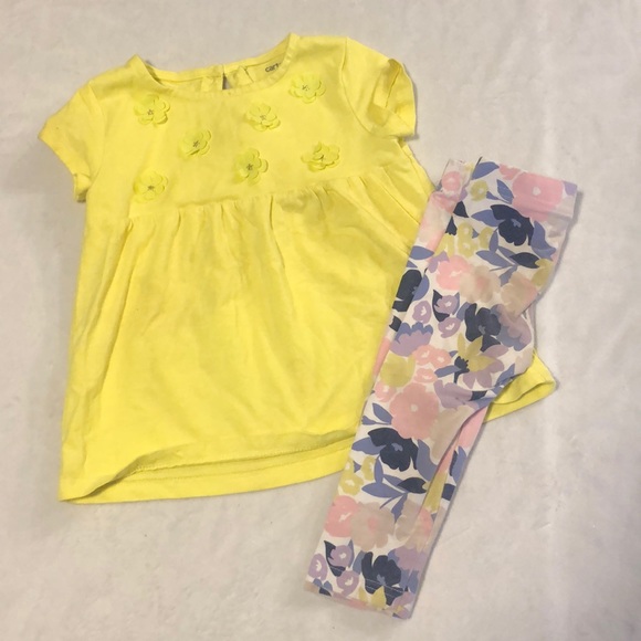 matching leggings for yellow top